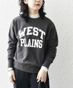 【SHIPS any別注】THE KNiTS:〈洗濯機可能〉カレッジ ロゴ スウェット