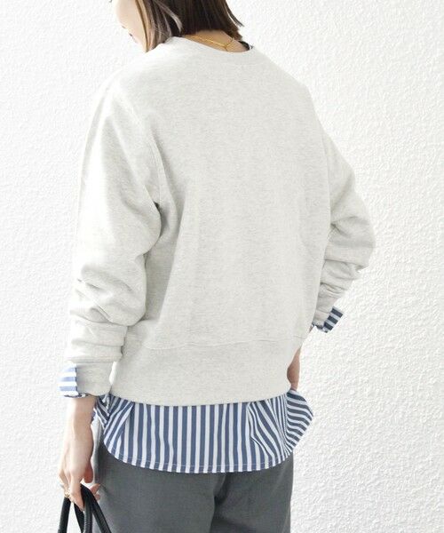 SHIPS for women / シップスウィメン スウェット | 【SHIPS any別注】THE KNiTS:〈洗濯機可能〉カレッジ ロゴ スウェット | 詳細11