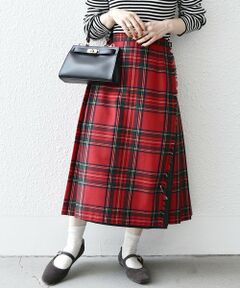 O'NEIL OF DUBLIN: コンビ キルト スカート 23AW (73cm)