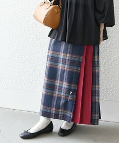 O'NEIL OF DUBLIN: コンビ キルト スカート 23AW (83cm)