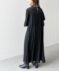 SHIPS / シップス ロング・マキシ丈ワンピース | SHIPS any:〈洗濯機可能〉ヨーク パイピング ロング ワンピース