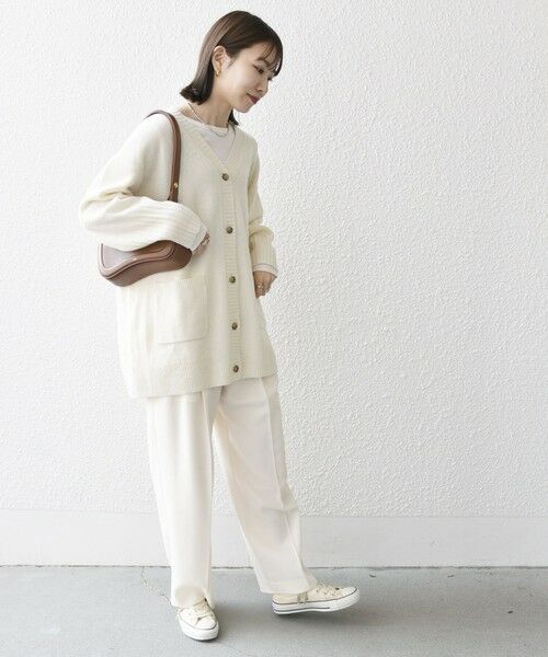 SHIPS / シップス カーディガン・ボレロ | SHIPS any: AQUA カシミヤ ミックス Vネック ニット カーディガン | 詳細10