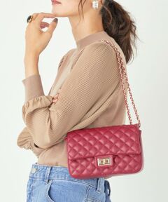 SHIPS / シップス ショルダーバッグ | 《一部追加予約》SHIPS Colors:キルティング チェーン バッグ◇