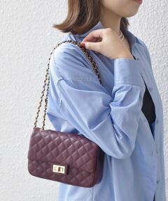 SHIPS / シップス ショルダーバッグ | 《一部追加予約》SHIPS Colors:キルティング チェーン バッグ◇