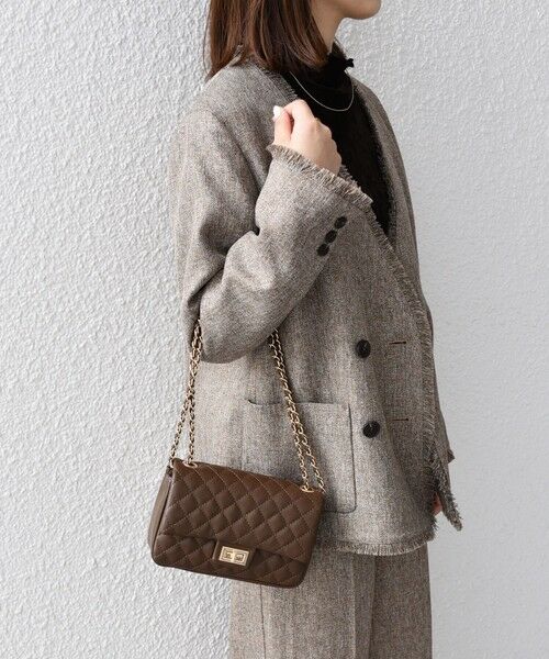 SHIPS / シップス ショルダーバッグ | 《一部追加予約》SHIPS Colors:キルティング チェーン バッグ◇ | 詳細16