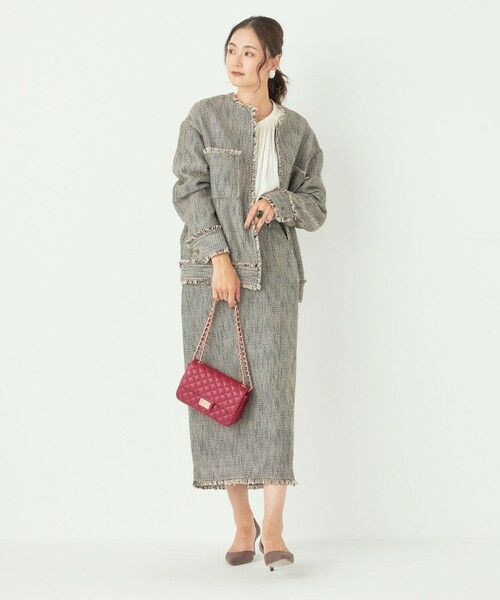 SHIPS / シップス ショルダーバッグ | 《一部追加予約》SHIPS Colors:キルティング チェーン バッグ◇ | 詳細20