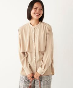 SHIPS / シップス シャツ・ブラウス | SHIPS Colors:〈洗濯機可能〉ケープ デザイン シャツ