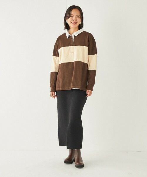 SHIPS for women / シップスウィメン カットソー（半袖以外） | SHIPS Colors:〈洗濯機可能〉ラガー シャツ | 詳細17