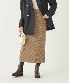 SHIPS / シップス ロング・マキシ丈スカート | SHIPS Colors:〈手洗い可能〉TR チェック タイト スカート