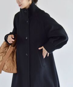 SHIPS / シップス その他アウター | quaranciel: ノンミュールジングウール スタンドカラー ロング コート