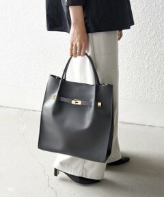 SHIPS / シップス トートバッグ | 《一部追加予約》SHIPS any: A4 メタル フィッティング トート バッグ