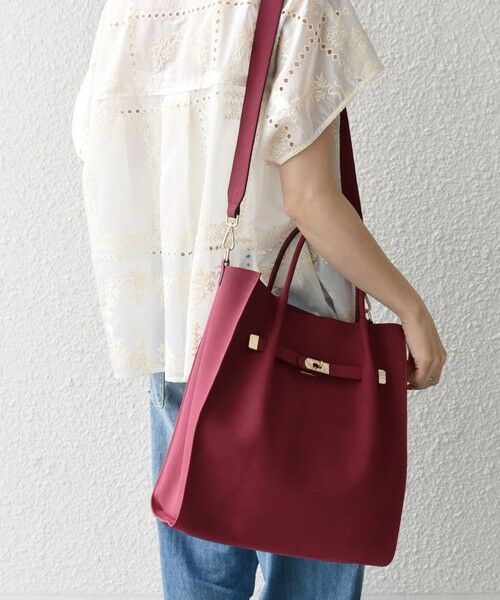 SHIPS / シップス トートバッグ | 《一部追加予約》SHIPS any: A4 メタル フィッティング トート バッグ | 詳細30