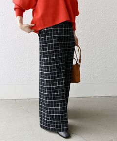 SHIPS / シップス その他パンツ | SHIPS any:〈洗濯機可能〉ウィンドウペン ワイド フレア パンツ