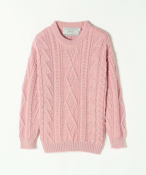 SHIPS for women / シップスウィメン ニット・セーター | 【SHIPS any別注】Oldderby Knitwear: ケーブル クルーネック ニット | 詳細7