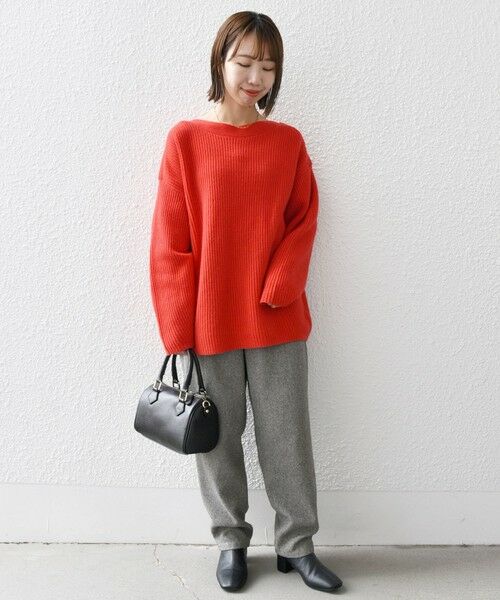 SHIPS / シップス ニット・セーター | SHIPS any: AQUA カシミヤ ミックス ボートネック ニット プルオーバー | 詳細11