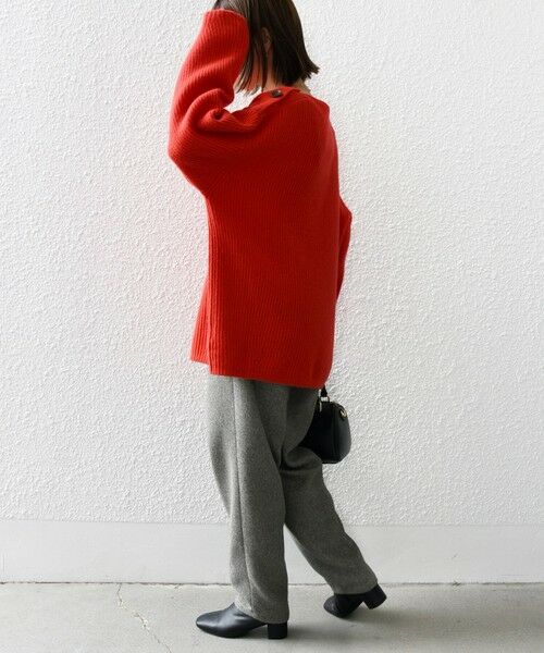 SHIPS / シップス ニット・セーター | SHIPS any: AQUA カシミヤ ミックス ボートネック ニット プルオーバー | 詳細12