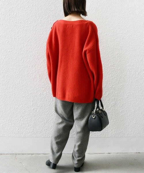 SHIPS / シップス ニット・セーター | SHIPS any: AQUA カシミヤ ミックス ボートネック ニット プルオーバー | 詳細13