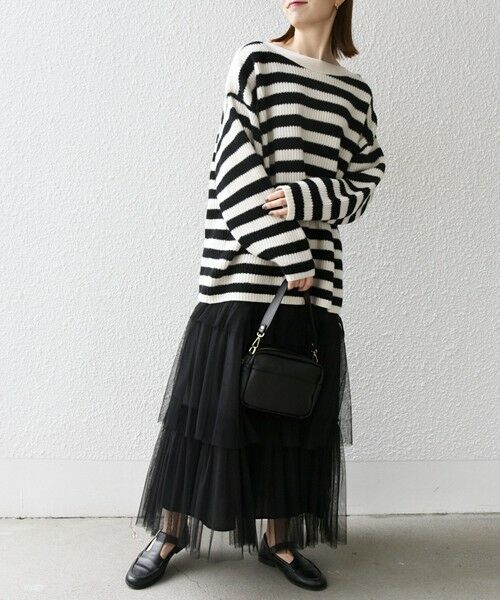 SHIPS / シップス ニット・セーター | SHIPS any: AQUA カシミヤ ミックス ボートネック ニット プルオーバー | 詳細22