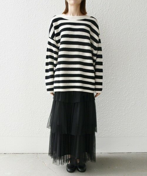 SHIPS / シップス ニット・セーター | SHIPS any: AQUA カシミヤ ミックス ボートネック ニット プルオーバー | 詳細24