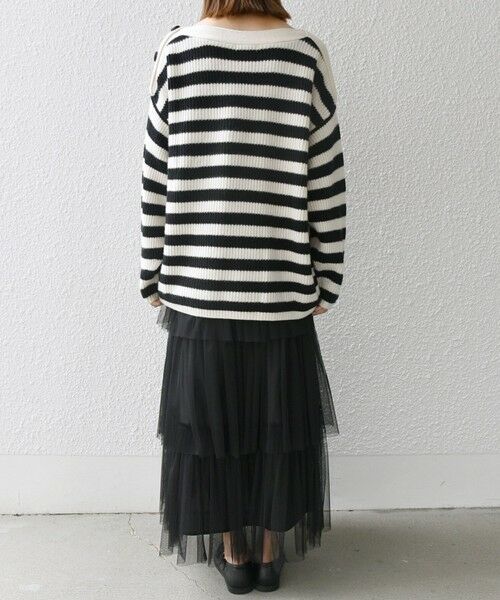 SHIPS / シップス ニット・セーター | SHIPS any: AQUA カシミヤ ミックス ボートネック ニット プルオーバー | 詳細25