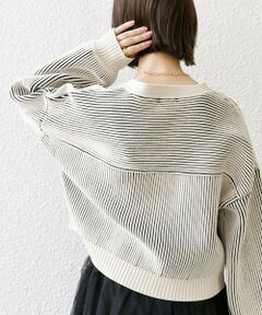 SHIPS / シップス ニット・セーター | SHIPS any:〈手洗い可能〉カラー リブ ショート ニット プルオーバー