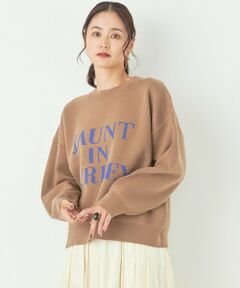 SHIPS / シップス ニット・セーター | SHIPS Colors:〈手洗い可能〉ロゴ ジャカード ニット◇