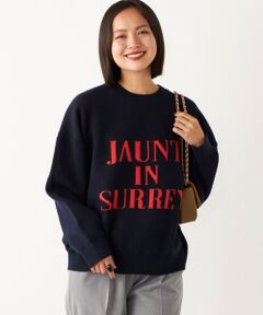 SHIPS / シップス ニット・セーター | SHIPS Colors:〈手洗い可能〉ロゴ ジャカード ニット◇