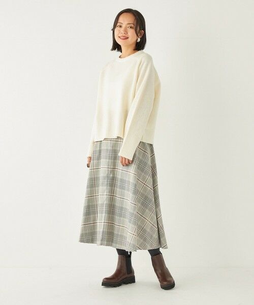 SHIPS for women / シップスウィメン ニット・セーター | 《一部追加予約》SHIPS Colors:〈手洗い可能〉CASHMILE(R) サドル ショルダー ニット◆ | 詳細12