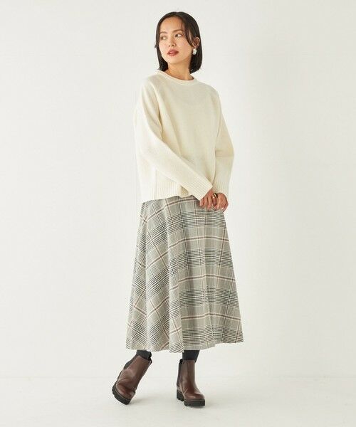 SHIPS for women / シップスウィメン ニット・セーター | 《一部追加予約》SHIPS Colors:〈手洗い可能〉CASHMILE(R) サドル ショルダー ニット◆ | 詳細13