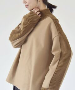 SHIPS / シップス その他トップス | quaranciel:〈手洗い可能〉ソフト メルトン サイドリブ ハイネック プルオーバー