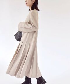 SHIPS / シップス ロング・マキシ丈ワンピース | quaranciel:〈手洗い可能〉プリーツ ワンピース