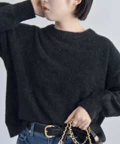 SHIPS / シップス ニット・セーター | quaranciel:〈手洗い可能〉スパーク ラメ シャギー ニット