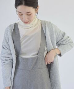 SHIPS / シップス カーディガン・ボレロ | quaranciel:〈手洗い可能〉スパーク ラメ Vネック シャギー カーディガン