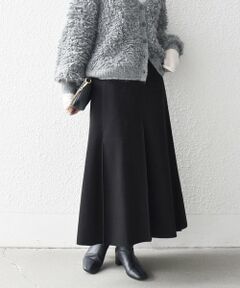 SHIPS / シップス ミニ・ひざ丈スカート | 《一部追加予約》SHIPS any: エア ニードル タック ミディ スカート