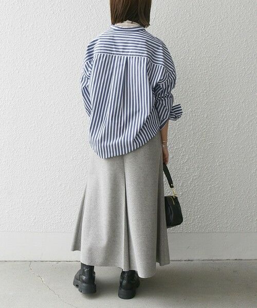 SHIPS / シップス ミニ・ひざ丈スカート | 《一部追加予約》SHIPS any: エア ニードル タック ミディ スカート | 詳細2