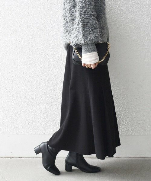 SHIPS / シップス ミニ・ひざ丈スカート | 《一部追加予約》SHIPS any: エア ニードル タック ミディ スカート | 詳細20