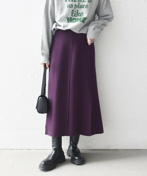 SHIPS / シップス ミニ・ひざ丈スカート | 《一部追加予約》SHIPS any: エア ニードル タック ミディ スカート | 詳細30