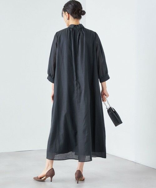 SHIPS / シップス ロング・マキシ丈ワンピース | 【SHIPS別注】kaene:2WAY ボウタイ ロング ワンピース(セレモニー対応可) | 詳細14