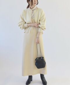 SHIPS / シップス ロング・マキシ丈ワンピース | quaranciel: ジャカード カーディガン & キャミ ワンピース セット