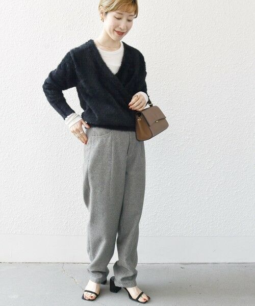 SHIPS / シップス ニット・セーター | SHIPS any:〈手洗い可能〉フェザーヤーン カシュクール ニット プルオーバー | 詳細21