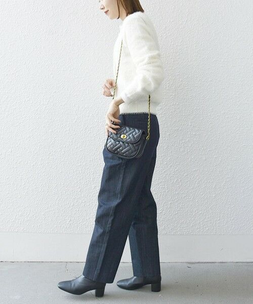 SHIPS / シップス カーディガン・ボレロ | SHIPS any:〈手洗い可能〉フェザーヤーン ビジューボタン カーディガン | 詳細3