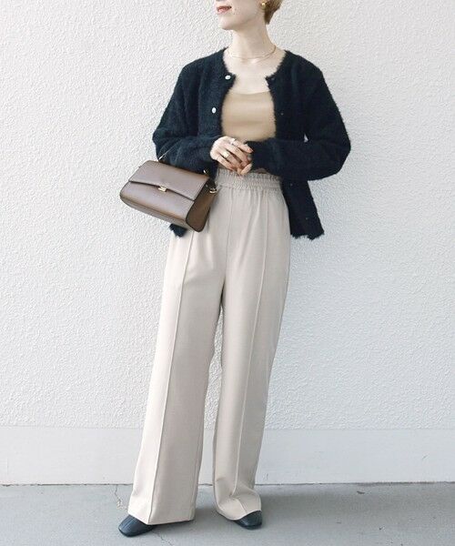 SHIPS / シップス カーディガン・ボレロ | SHIPS any:〈手洗い可能〉フェザーヤーン ビジューボタン カーディガン | 詳細22