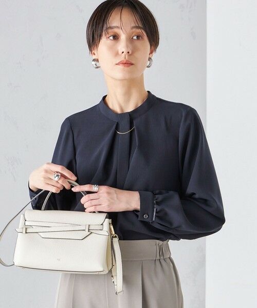 SHIPS for women / シップスウィメン シャツ・ブラウス | 〈手洗い可能〉フロント タック パーツ ブラウス 24SS ◇ | 詳細22