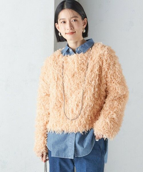 SHIPS for women / シップスウィメン その他トップス | 〈手洗い可能〉フェザー ヤーン プルオーバー 24SS ◇ | 詳細16