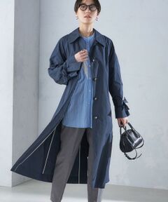 〈手洗い可能〉ロング ステンカラー コート 24SS ◇