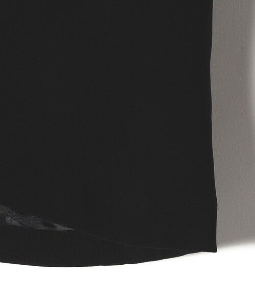 SHIPS for women / シップスウィメン ノーカラージャケット | kaene:〈洗濯機可能〉ブラック フォーマル ショート ジャケット | 詳細7