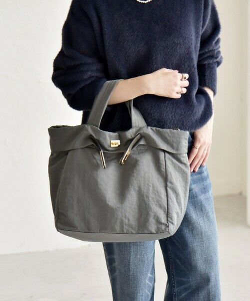 SHIPS / シップス トートバッグ | quaranciel: ベルトデザイン 2way トートバッグ（A4対応） | 詳細1