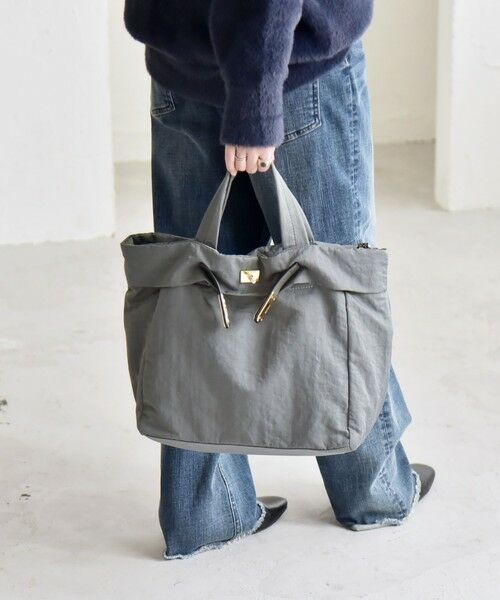 SHIPS / シップス トートバッグ | quaranciel: ベルトデザイン 2way トートバッグ（A4対応） | 詳細4