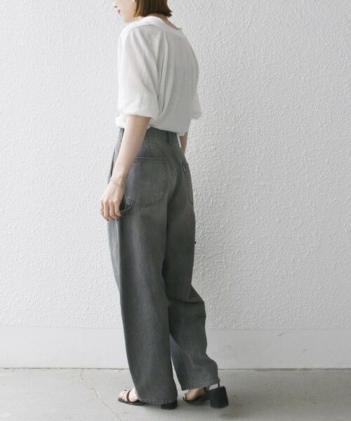 SHIPS for women / シップスウィメン デニムパンツ | SHIPS any: コクーンペインター デニムパンツ［SHIPS any DENIM］ | 詳細2