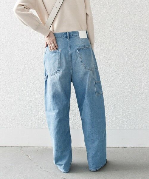 SHIPS for women / シップスウィメン デニムパンツ | 《一部追加予約》SHIPS any: コクーンペインター デニムパンツ［SHIPS any DENIM］ | 詳細13